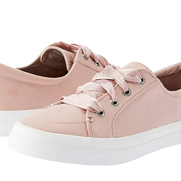 pink sperry sneakers